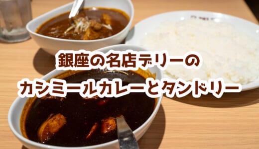 銀座デリーで念願のカシミールカレー！刺激的な辛さとビールが最高！