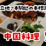 黒酢酢豚・麻婆豆腐・よだれ鶏…全部強い本駒込の中華がすごい「豊栄」